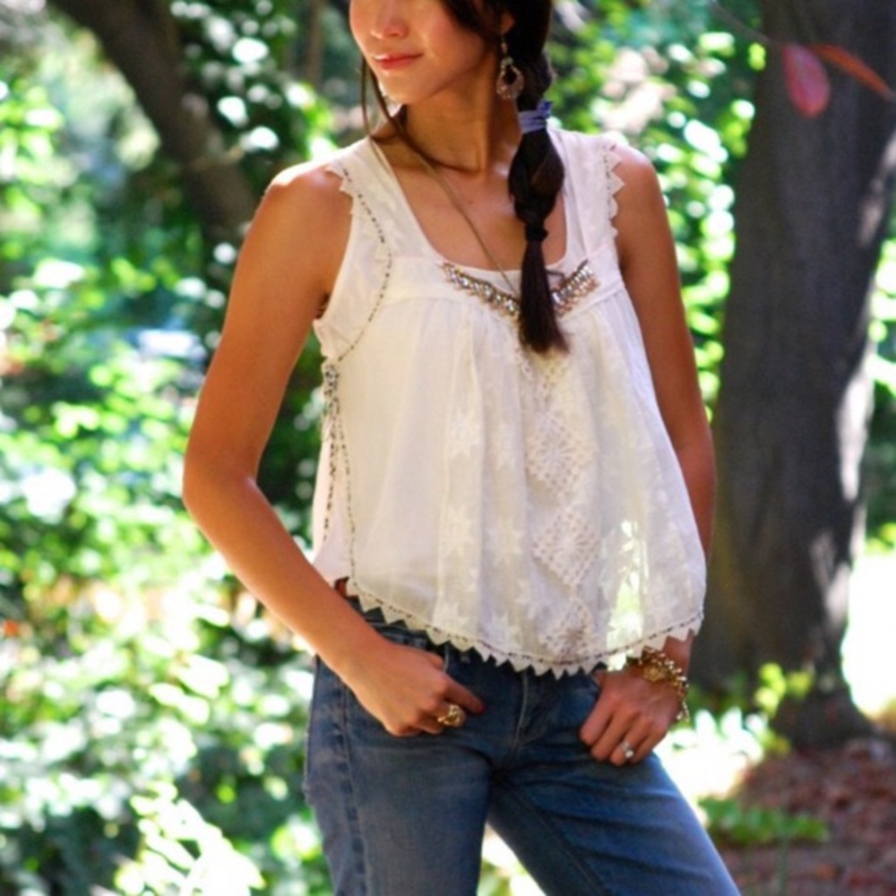 Free People New Romantics Desert Babe Top
